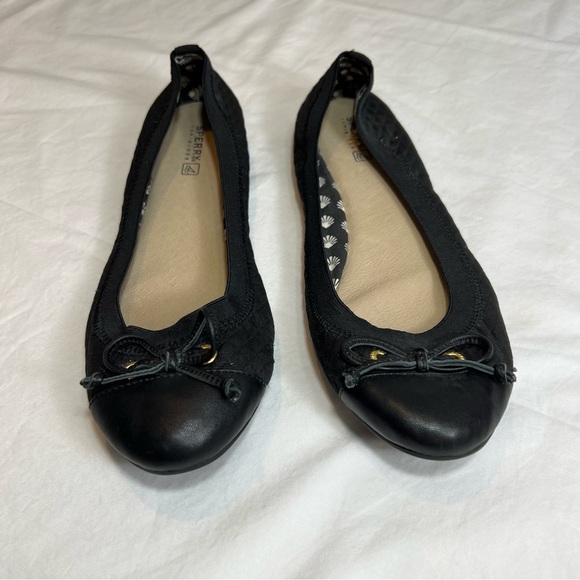New Sperry black ballet flats size 9.5 - Picture 2 of 6
